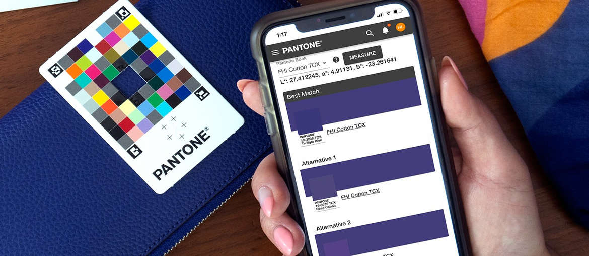 The Pantone app for finding the colours all around us