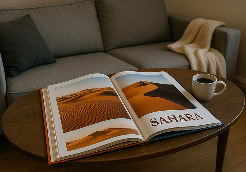 A selection of coffee table books
