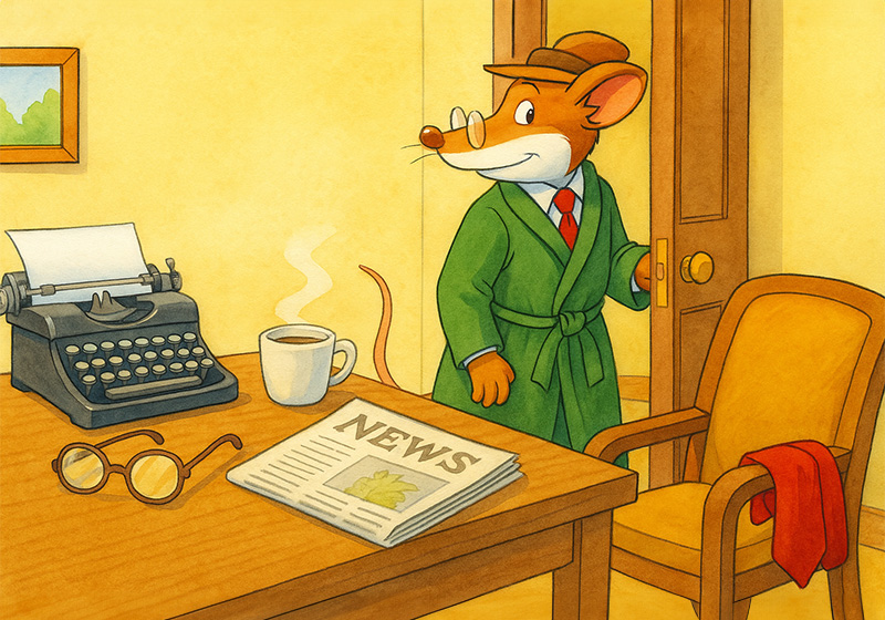 Happy birthday Geronimo Stilton!