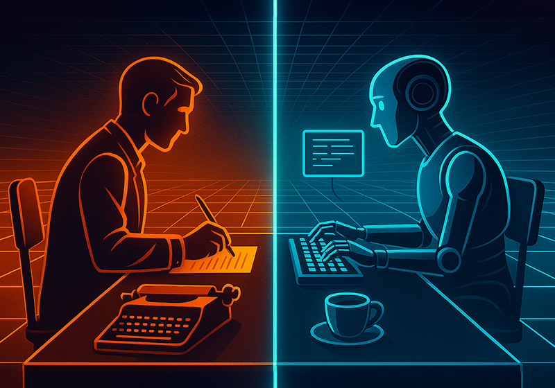 AI-generated vs. human-authored books