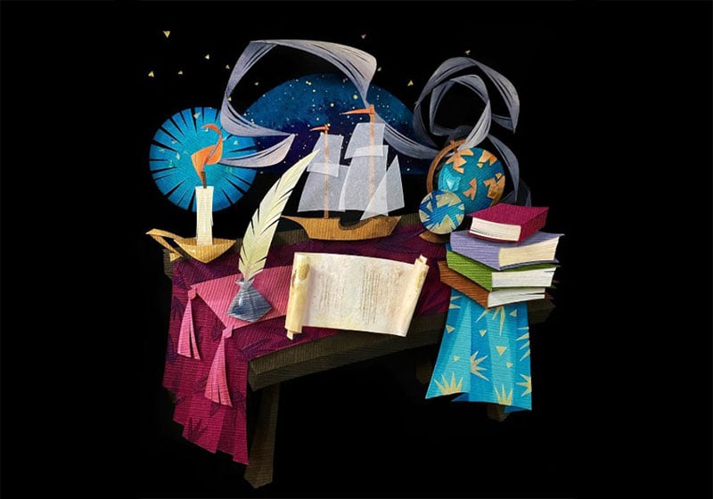 Morgana Wallace and her mythological paper beings