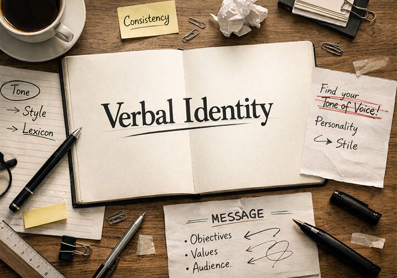 What a verbal identity is and how to create one for your brand