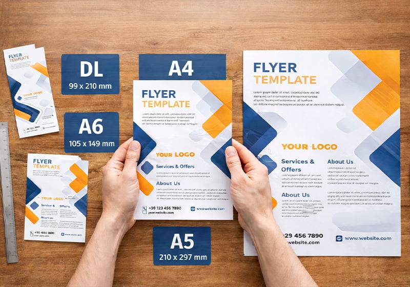 Flyer size: standard dimensions and how to choose the right format