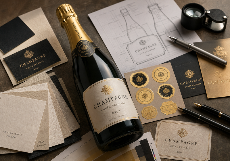 Champagne Labels: A Complete Guide to Design, Printing and Personalisation