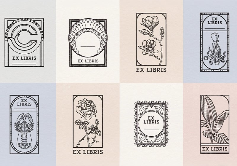 Clara De Lorenzi’s bookplates: a beautiful blend of past and present