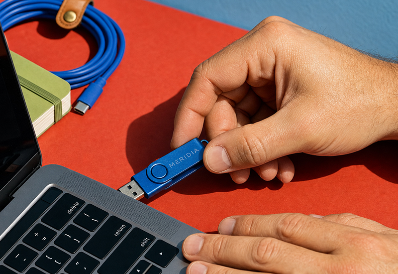 Custom USB flash drives: the guide to choosing the right one (and making it work as a genuine marketing tool)